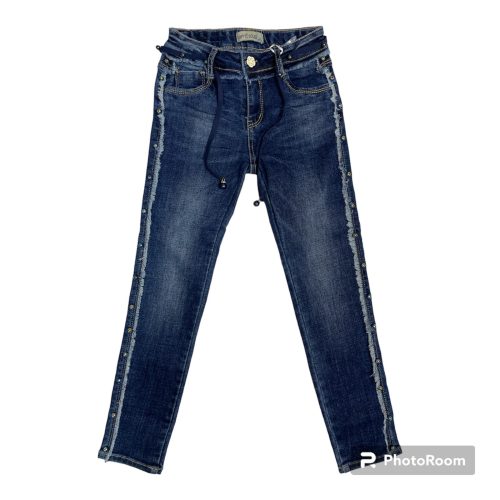 jeans hlače s perlicami