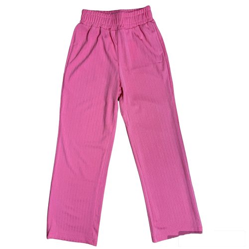 ŠIROKE PADAJOČE HLAČE NA ELASTIKO-marelična