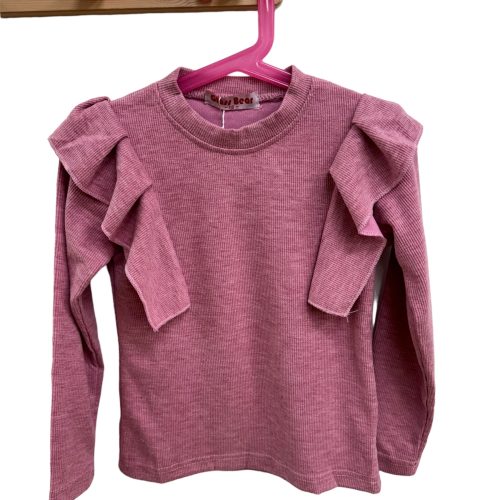 majica z volančki (pink)