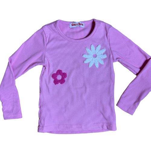 majica "flower" roza