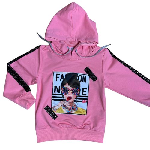 hoodie "fashion"roza