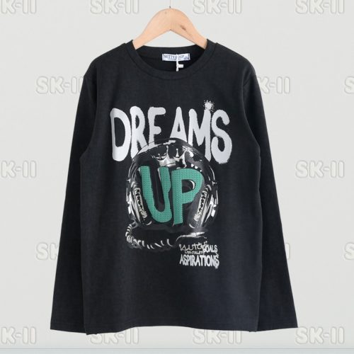 rahlo podložena majica "dreams"črna