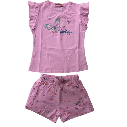 Alternative view of komplet "metuljček"roza