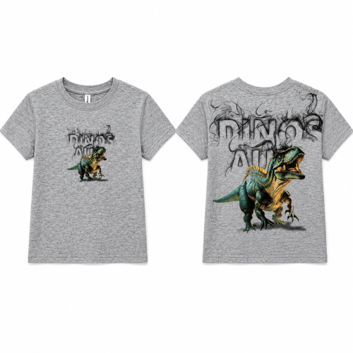 majica "dino"siva