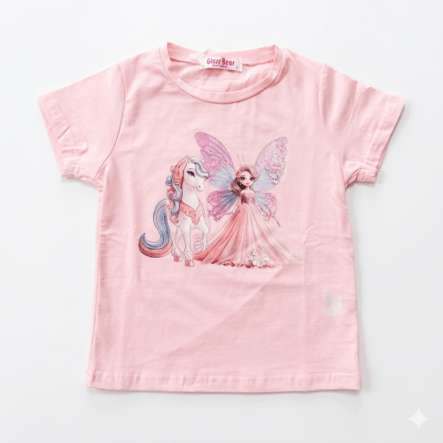 majica "unicorn"roza